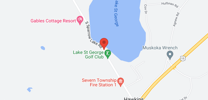 map of 3133 S SPARROW LAKE ROAD
